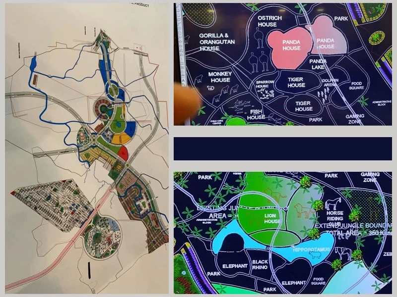 Conceptual sketches for upcoming Zoo & Safari Park