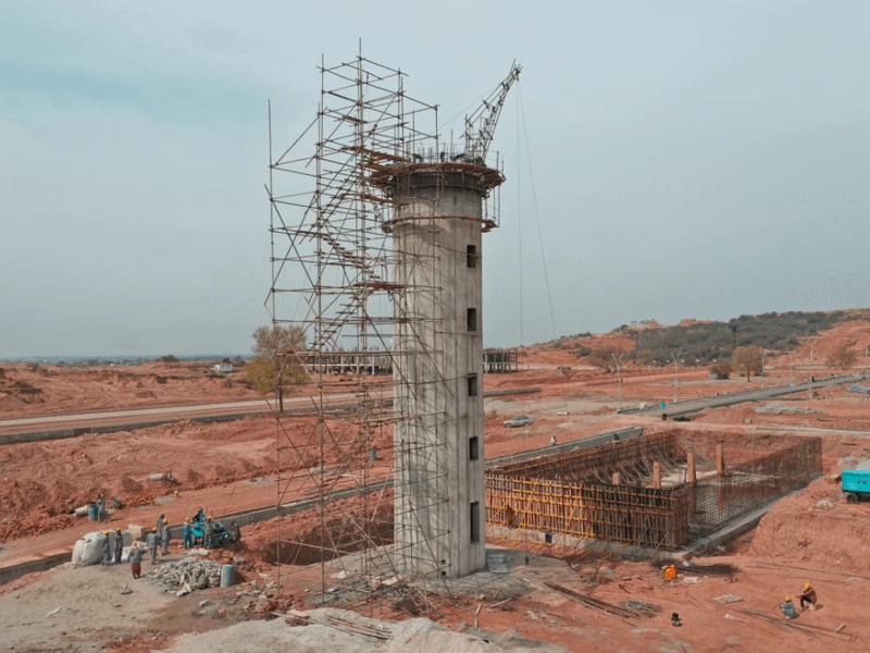 First Water Tank of General Block Completed