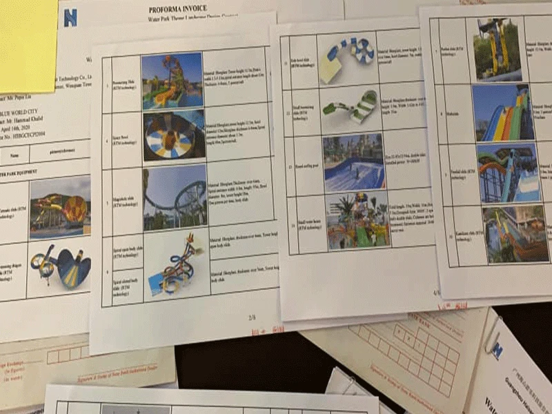 The Contract Agreements for Blue World City