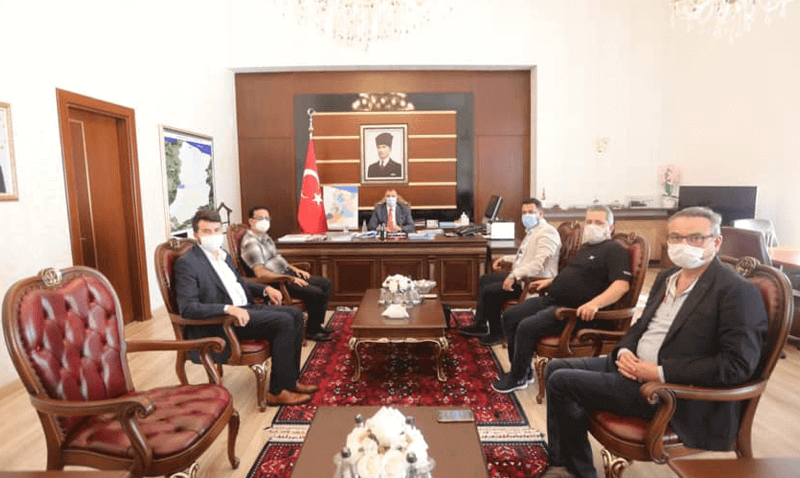 Meeting With Mr. Chakeel Oktai Governor Sarkarya, invited him to the event of Blue Mosque