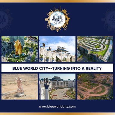 Blue World City an icon in the making at an iconic pace