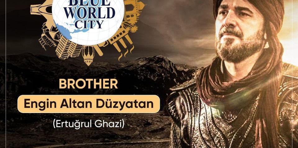 Blue World City welcomes Brother Engin Altan Duzyatan (Ertugrul Ghazi) to Pakistan