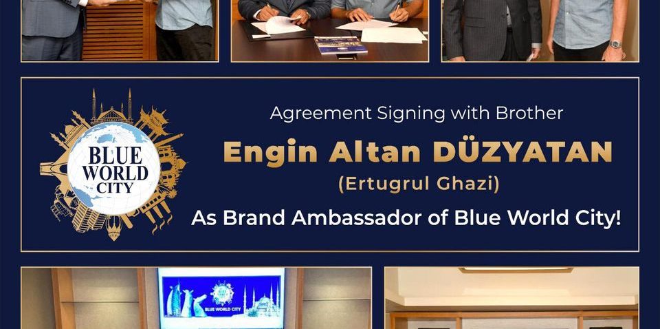 Engin Altan Duzyatan aka Ertugrul Ghazi has joined Blue World City as Brand Ambassador