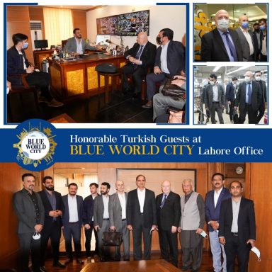 Honorable Turkish Guests visit Blue World City Lahore Office
