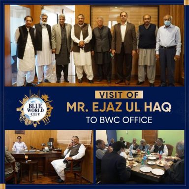 Renowned Political leader Mr. Ejaz Ul Haq pays a visit to BWC Office