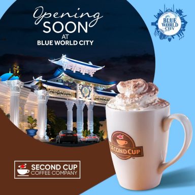 Second Cup is coming to Blue World City very soon